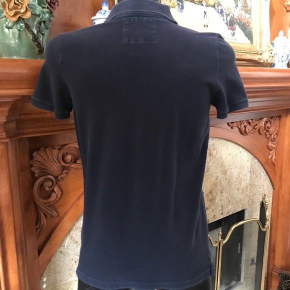 Hollister Signature Blue Polo Shirt M - Picture 3 of 3